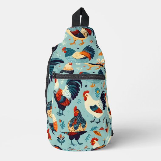 Kip en Haan Ontwerp Sling Bag (Voorkant)