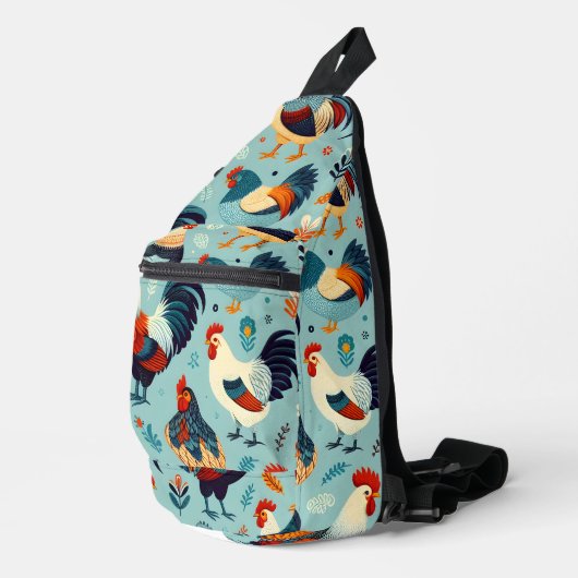 Kip en Haan Ontwerp Sling Bag (Rechterhoek)