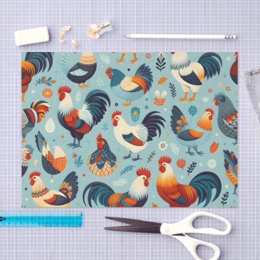 Kip en Haan Ontwerp Tissuepapier (Craft)