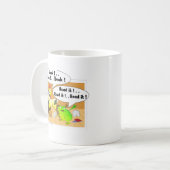 Kip en kikker koffiemok (Voorkant links)