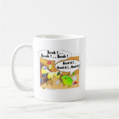 Kip en kikker koffiemok (Links)