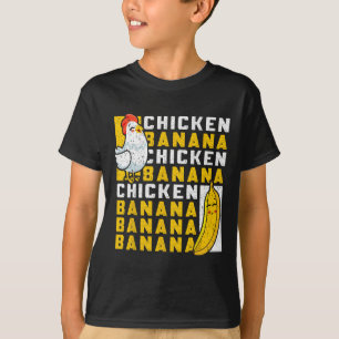Kip En Nana Dansen Grappige Fruit Meme Voor Vrouwe T-shirt