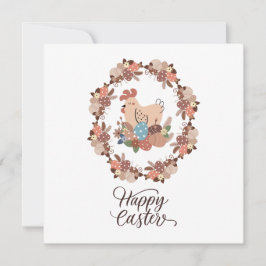 Kip en Paaseieren Gelukkig Pasen