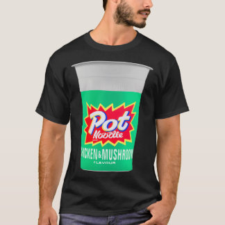 Kip- en paddenstoel Stationair ontwerp T-shirt