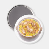 Kip en rijst magneet (Voorkant / Achterkant)