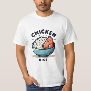 Kip en rijst t-shirt
