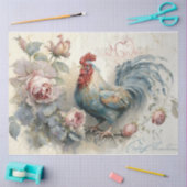 Kip en Roos Tissuepapier (Craft)