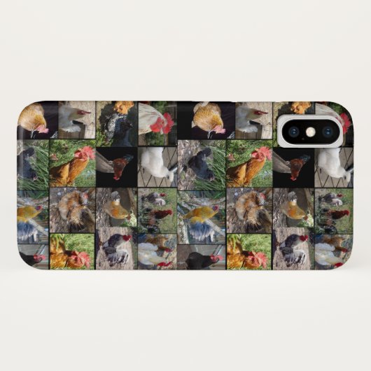 Kip en Rooster Photo Collage Case-Mate iPhone Case (Achterkant (horizontaal))