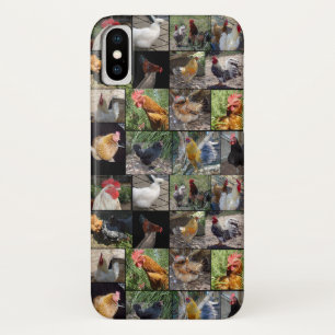 Kip en Rooster Photo Collage Case-Mate iPhone Case