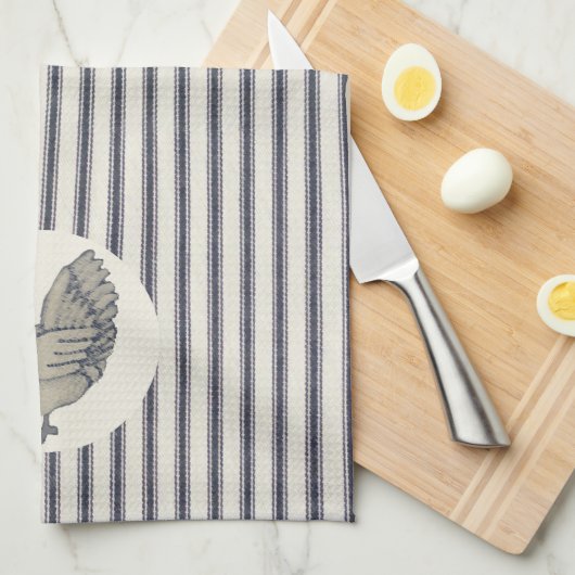  kip en schopende tapkeukenhanddoek theedoek (Quarter Fold)