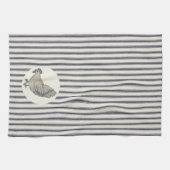 kip en schopende tapkeukenhanddoek theedoek (Horizontaal)