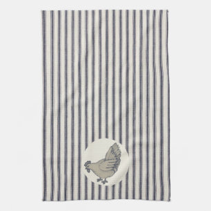 kip en schopende tapkeukenhanddoek theedoek