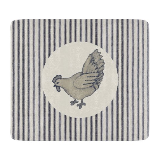  kip en strips snijplank (Voorkant)