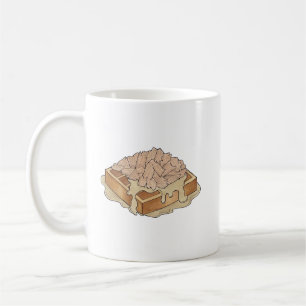 Kip en wafels Pennsylvania Hollands Amish eten Koffiemok