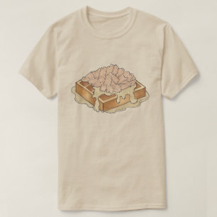 Kip en wafels Pennsylvania Hollands Amish eten T-shirt