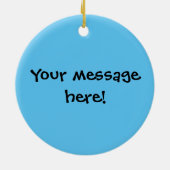 Kip en Waffles - Amerikaanse en zuidelijke kooktoe Keramisch Ornament (Achterkant)