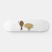 Kip en Waffles - Amerikaanse en zuidelijke kooktoe Persoonlijk Skateboard (Horizontaal)