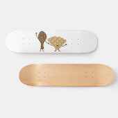 Kip en Waffles - Amerikaanse en zuidelijke kooktoe Persoonlijk Skateboard (Horizontaal)