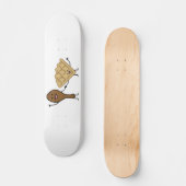 Kip en Waffles - Amerikaanse en zuidelijke kooktoe Persoonlijk Skateboard (Voorkant)