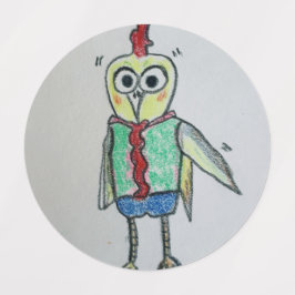 Kip etiketten kinderlabels