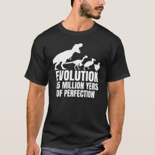Kip Evolutie Boer Dinosaurus Rex Hen T-shirt
