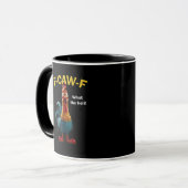 Kip F-CAW-F F-caw-F Mok (Voorkant links)