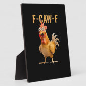 Kip F-Caw-F Grappig Trendy Fotoplaat (Zijkant)
