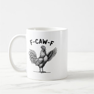 Kip F-caw-f Haan, Luid Erf Gedrag Koffiemok