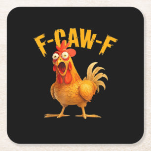 Kip F-Caw-F Klassiek Cool Uniek Kartonnen Onderzetters