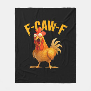 Kip F-Caw-F Klassiek Koel Uniek Fleece Deken
