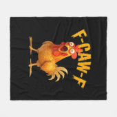 Kip F-Caw-F Klassiek Koel Uniek Fleece Deken (Voorkant (Horizontaal))