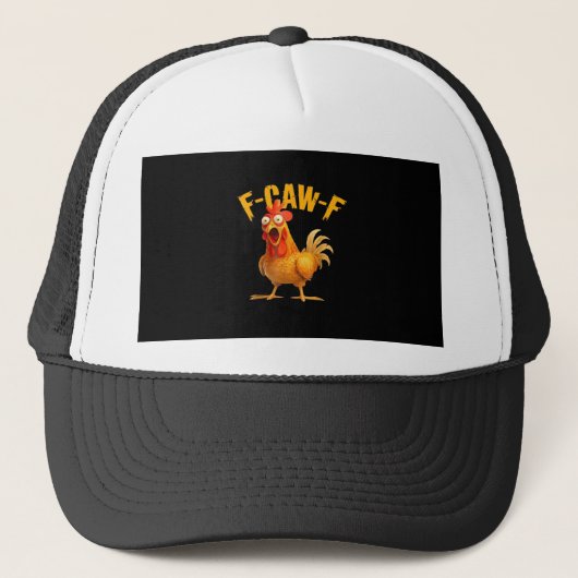 Kip F-Caw-F Klassiek Koel Uniek Trucker Pet (Voorkant)