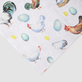 Kip familie boerderij weefsel papier (Detail)