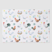 Kip familie boerderij weefsel papier (Voorkant)