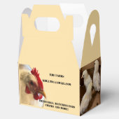 Kip Favor Box Bedankdoosjes (Geopend)