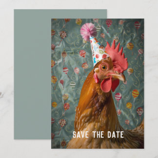 Kip Feesthoed Save The Date
