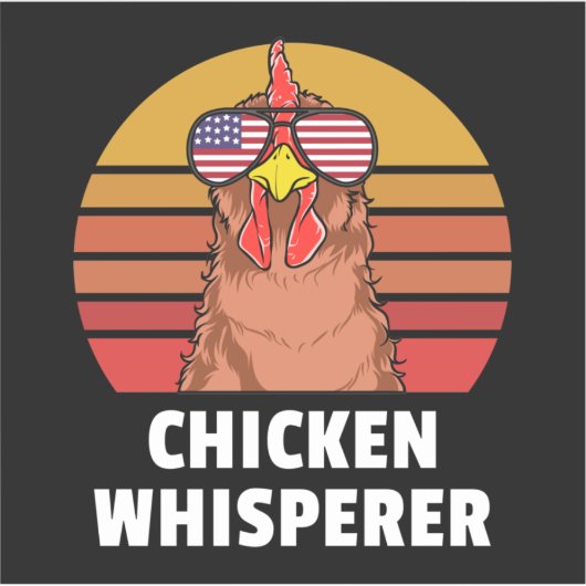 Kip fluisteraar Boer Kip Boer Sticker (Voorkant)