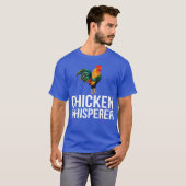 Kip fluisteraar Grappige Haan Boer T-shirt (Voorkant volledig)