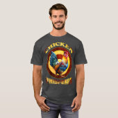 Kip fluisteraar liefde kip boer landbouw t-shirt (Voorkant volledig)