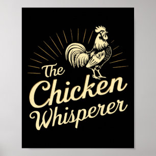 Kip Flüsterboer Boerderij Grappige Cadeaus Voor Ki Poster