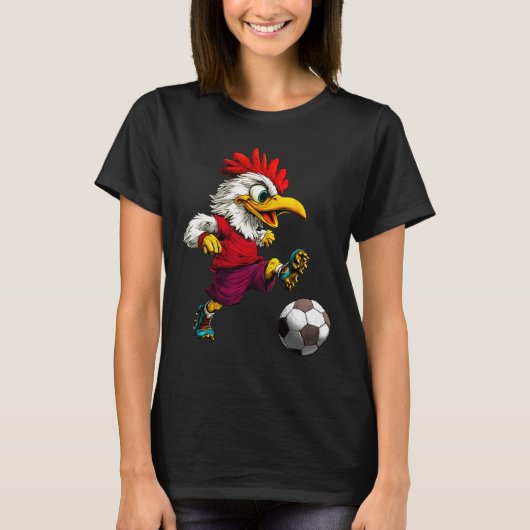 Kip Footller T-shirt (Voorkant)