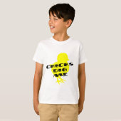 Kip graaft me kinder t-shirt (Voorkant volledig)