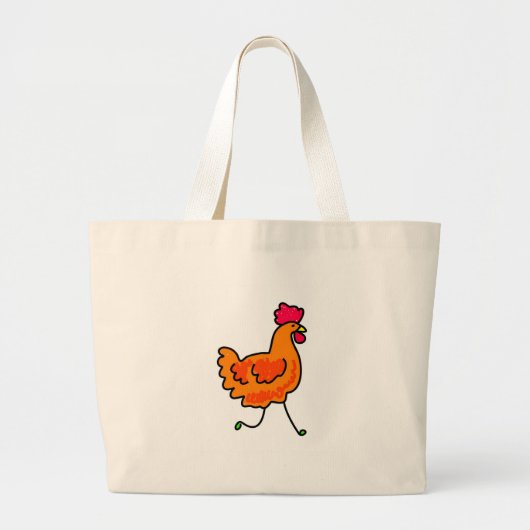 kip grote tote bag (Voorkant)
