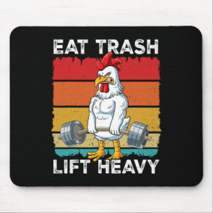 Kip Gym Gewichtstraining Eet Trash Lift Zwaar Muismat