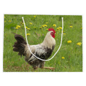 kip, haan, dier, vogel, boerderij, landbouw, groot cadeauzakje (Achterkant)