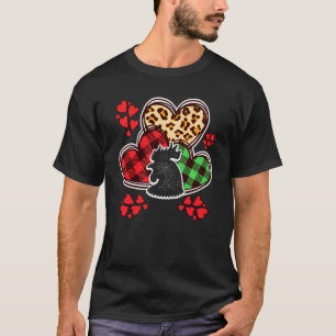 Kip Haan Hen Hartjes Gelukkige Valentijnsdag Liefd T-shirt