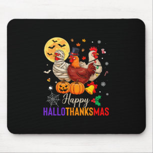 Kip Halloween Thanksgiving Kerstmis Gelukkig Hallo Muismat