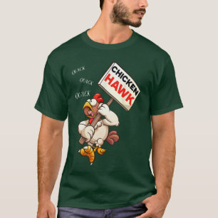 Kip Havik Grappige Cartoon Ontwerp voor Humor Lief T-shirt