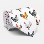 Kip Hen Band Stropdas (Opgerold)