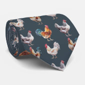 Kip Hen Band Stropdas (Opgerold)